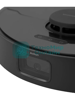 Робот-пылесос Dreame RLS6AD D10S Plus черный, 46 Вт, 5200 мА·ч Li-Ion, уборка сухая/влажная, пылесборник контейнер 0.4 л