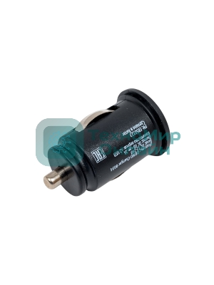 Автомобильное зарядное устройство Qumo Energy light (Charger 0034), 2USB, 2А, черный