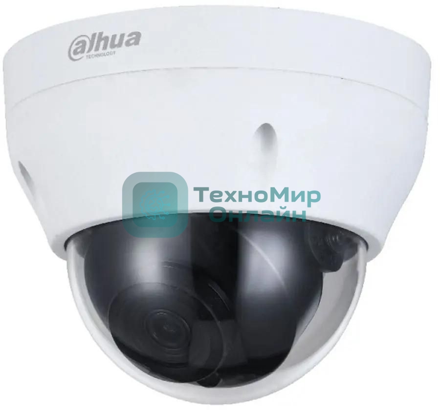 Камера видеонаблюдения IP Dahua DH-IPC-HDPW1230R1P-0280B-S5 2.8-2.8мм цв. корп.:белый