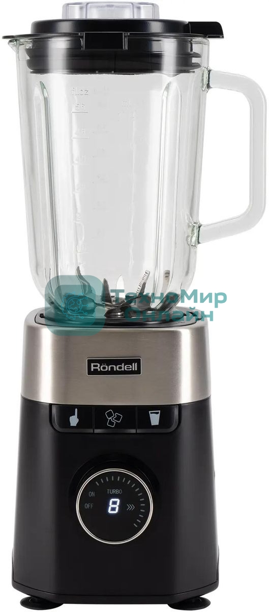 Блендер стационарный Rondell RDE-1254 1200 Вт, черный