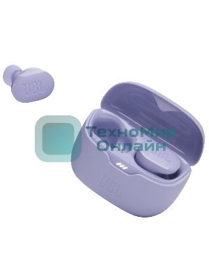 Наушники TWS JBL Tune Buds фиолетовый, внутриканальные, Bluetooth, активное шумоподавление