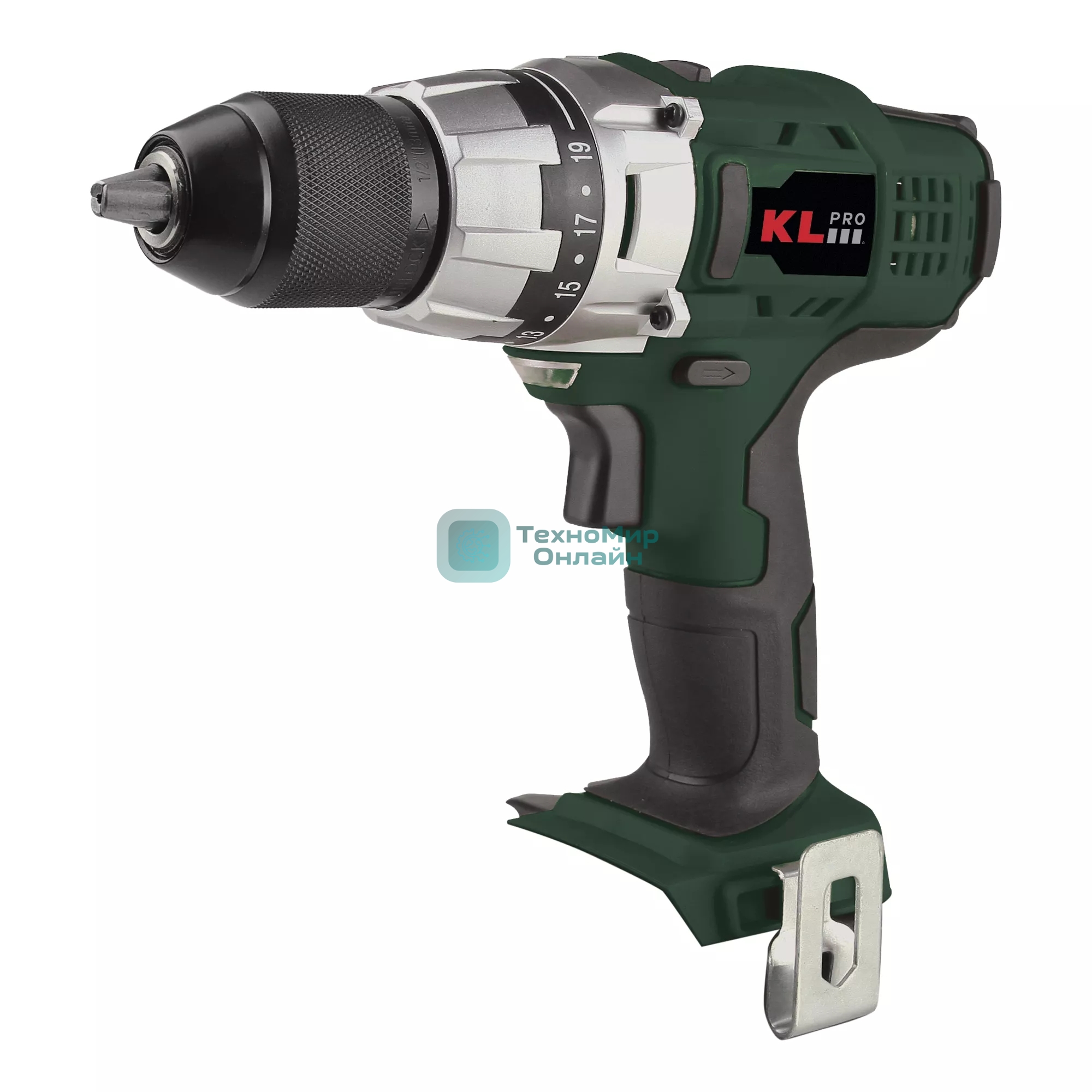 Дрель-шуруповерт Klpro KLNM18-00, 18 В, 0 Ач, 40 Нм, бесщеточный