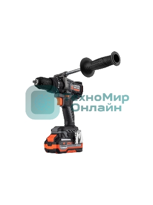 Дрель-шуруповерт Anycons RB-DB2109, 21 В, 4 Ач, 150 Нм, бесщеточный, ударная