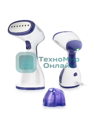 Отпариватель Kitfort KT-916-2 фиолетовый/белый, 1000 Вт, 15 г/мин, 260 мл