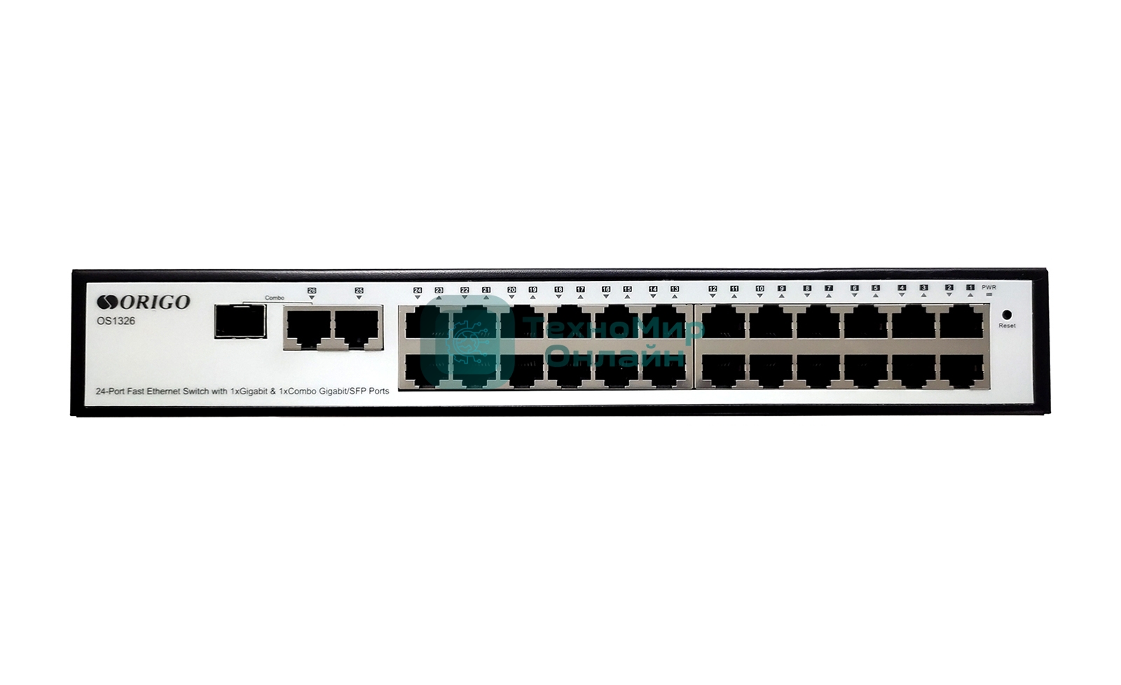 Коммутатор настраиваемый L2-ORIGO OS1326/A1A 24x100Base-TX, 1x1000Base-T, 1xCombo 1000Base-T/SFP