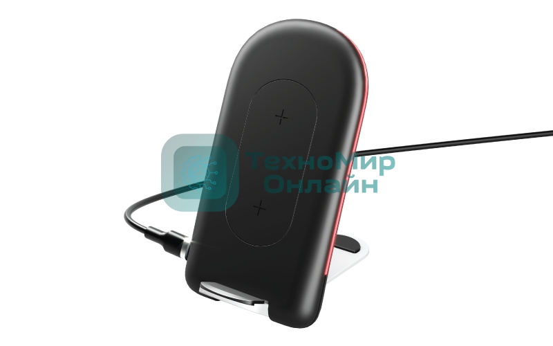 Беспроводное зарядное устройство OLMIO FOLD, QI, 15W, черное