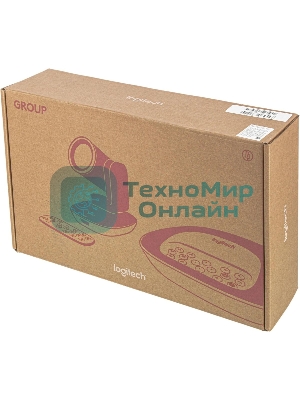 Веб-камера Logitech Group 1920x1080, 30 кадр/с, USB Type-A, микрофон (4 шт, шумоподавление), автоматическая фокусировка, автоосвещение, универсальное крепление, штатив в комплекте