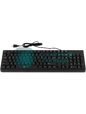 Клавиатура Oklick 100M HW3 проводная, USB Type-A, чёрный