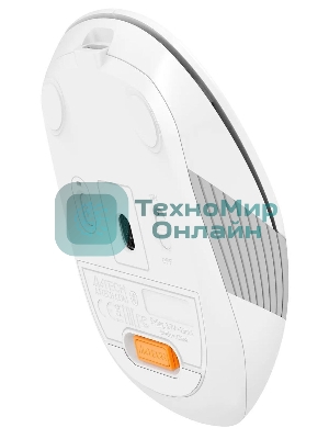 Мышь беспроводная A4Tech Fstyler FB10C белый/серый, 2000 dpi, радиоканал, Bluetooth, USB, кнопки - 4