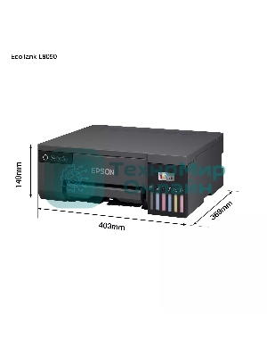 Принтер струйный Epson L8050 (C11CK37405/C11CK37402/C11CK37504/C11CK37507/C11CK37506), A4, цветное, печ. до 8 стр/мин., 1440 x 5760 dpi, USB, Wi-Fi