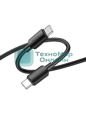 Кабель Hoco X96 Hyper TYPE-C TO TYPE-C USB Type-C (m)-USB Type-C (m) 1м черный коробка