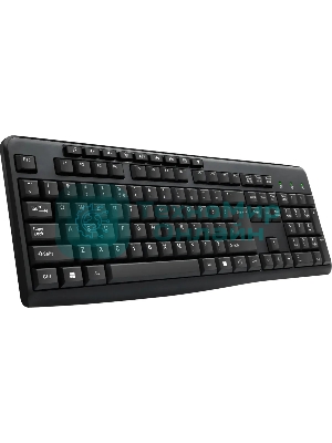 Клавиатура проводная Oklick 305M (1659987), USB, черный