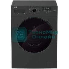 Стиральная машина Beko WSPE7612A антрацит, загрузка фронтальная 7 кг, 1200 об/мин., класс: А