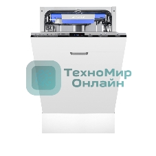 Посудомоечная машина Maunfeld MLP45230 Light Beam Inverter Wi-Fi, нержавеющая сталь, 44.8 см, 10 компл., 47 дБ, класс A+++