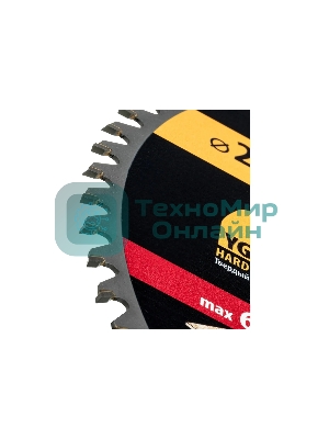 Пильный диск по дереву Denzel ф250 х 30 мм, 60 зубьев