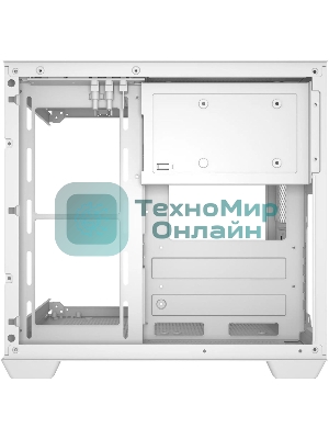 Компьютерный корпус Bloody CC-121 белый без БП mATX 7x120мм 1xUSB2.0 1xUSB3.0 audio
