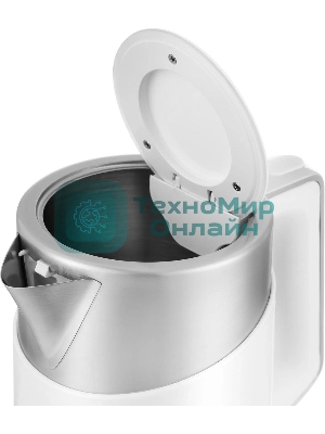 Чайник электрический Kitfort КТ-660-1 1.7л. 2200Вт белый (корпус: пластик)