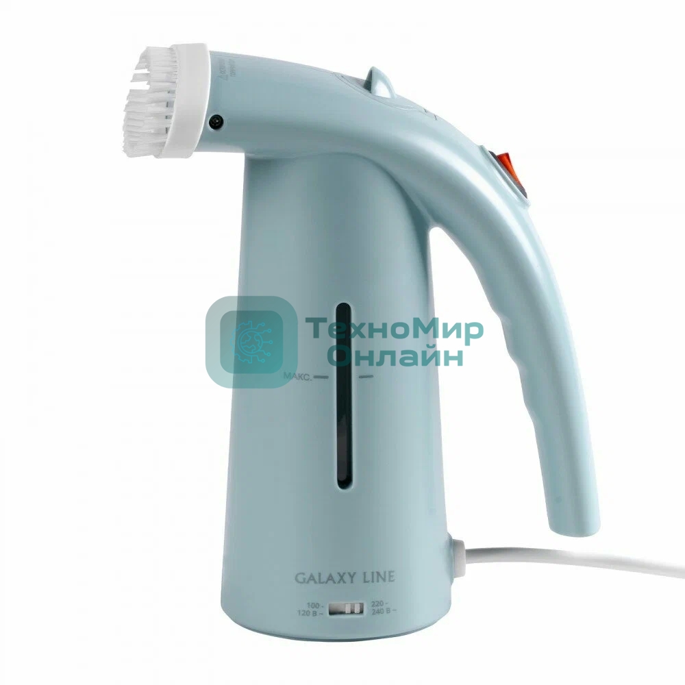 Отпариватель Galaxy Line GL 6196 голубой, 700 Вт, 17 г/мин, 150 мл