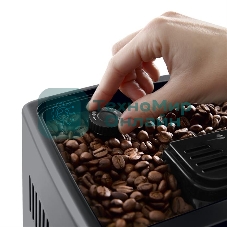 Кофемашина автоматическая DeLonghi Dinamica Plus ECAM380.85.SB серебристый/черный, исп. кофе - зерновой/молотый, 1.8 л, 1450 Вт, 15 Бар.