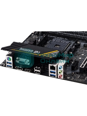 Материнская плата ASUS TUF GAMING A520M-PLUS II, AM4, AMD A520, 4xDDR4, 4xSATA, 1xM.2, 1xPCI-E 3.0 x16, 2xPCI-E x1, 1xHDMI, 1xDP, 1xVGA, 1x 1Gb LAN, 4xUSB 3.2 Gen 1, 2xUSB 2.0, 3x3.5 мм, 7.1, Micro-ATX