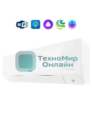 Внутренний блок сплит-системы Ballu Ice Peak DC BSPKI/in-24HN8_V4 инвертор, 24000 BTU, 73 м², 23 дБ, охлаждение, обогрев, осушение, белый