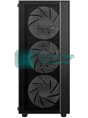 Компьютерный корпус Deepcool MATREXX 55 MESH V4 без БП, боковое окно (закаленное стекло), 3xARGB LED 140мм вентилятора спереди, 1xARGB LED 120мм вентилятор сзади, черный, ATX