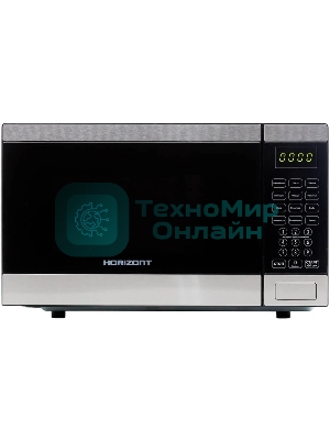 Микроволновая печь Horizont HSD254BX нержавеющая сталь/черный, 25 л, 850 Вт, переключатели - сенсор