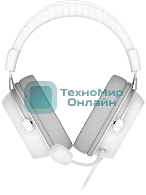 Гарнитура Defender Halo белый, проводная, подсветка