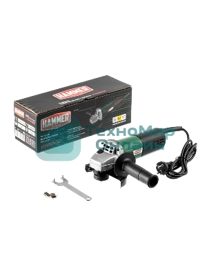 Угловая шлифовальная машина машина Haммer USM850D 850Вт 12000об/мин d=125мм (839603)