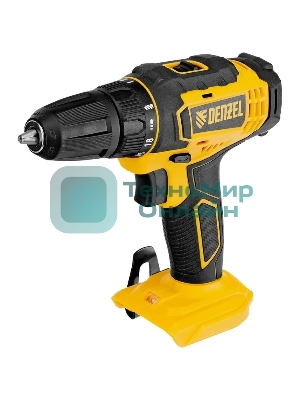 Дрель-шуруповерт Denzel CDL-18-0, 18 В, 0 Ач, 30 Нм, щеточный