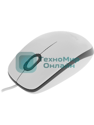 Мышь проводная Logitech M100 белый, 1000 dpi, USB, кнопки - 3