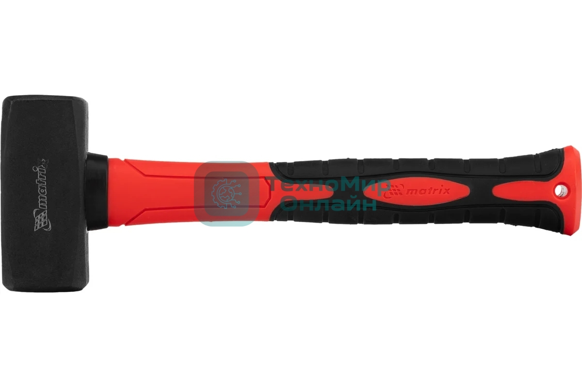 Кувалда Matrix ''optimal'' 1000 г, фибергласовая обрезиненная рукоятка
