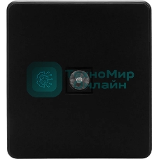 Розетка телевизионная Kranz ROUND TV с/у оникс