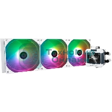 Водяное охлаждение для процессора Thermalright Frozen Warframe 420 ARGB (420мм, LED, White, ARGB/Fans: 3x140мм, 88.7CFM, 29.8dBA, 1750RPM/Pump height 60мм, 23dBA, 3000RPM, Rad thickness 27мм/S: 1851, 1700, 1200, 115X, 2011, 2066, AM5, AM4)