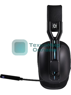 Гарнитура Defender Horror Pro чёрный, беспроводная + проводная, радиоканал, до 40 ч, подсветка