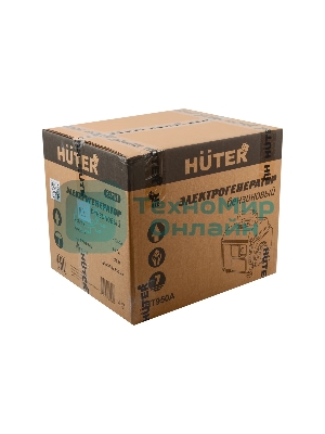 Электрогенератор бензиновый инверторный Huter HT950A, 0.95 кВт, 63 дБ, 16.8 кг
