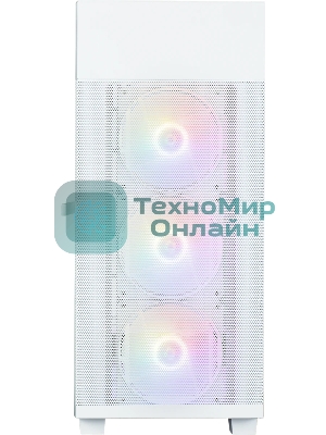 Компьютерный корпус ZALMAN S5 NEO, ATX, белый, WINDOW, 2xCOMBO (3.5