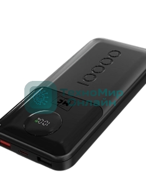Портативный аккумулятор MORE CHOICE (4620202552792) PB35-10 10000mAh 2USB+1Type-C 3.0A 22.5W+PD20W+QC3.0, черный
