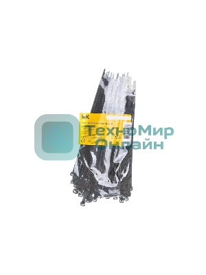 Хомут IEK UHH32-D036-150-100 3,6х150 мм нейлон черные (100 шт)
