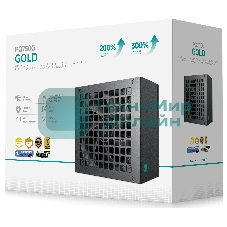 Блок питания Deepcool/GamerStorm PQ750G (ATX 3.1, 750W, Full Cable Management, PWM 120мм fan, 80 PLUS GOLD, Active PFC + Half Bridge + DC/DC, Full Japanese Capasitors, Gen5 PCIe) RET