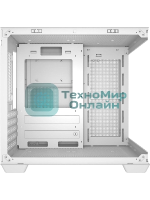 Компьютерный корпус Bloody CC-121 белый без БП mATX 7x120мм 1xUSB2.0 1xUSB3.0 audio