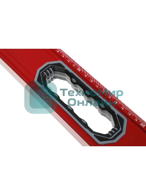 Уровень RGK U4150 пузырьковый 3глаз. магнит. красный (776073)