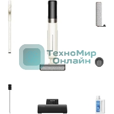 Пылесос вертикальный моющий Dreame Trouver K30 белый, питание от аккумулятора, 300 Вт, уборка сухая/влажная, пылесборник 0.5 л, работа от АКБ max 30 мин