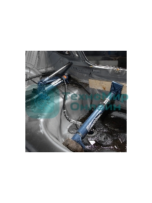 Растяжка гидравлическая Stels 51355 10 т, набор из 17 предметов, 7 сменных насадок, в пласт. кейсе