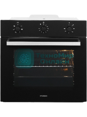 Духовой шкаф электрический Hyundai HEO 6631 BG черное стекло