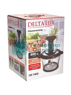 Измельчитель DELTA LUX DE-7405, черный
