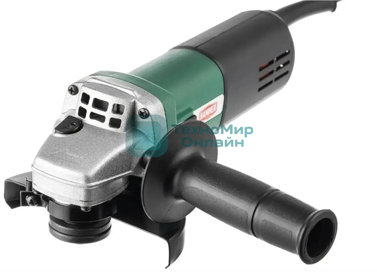 Угловая шлифовальная машина машина Haммer USM850D 850Вт 12000об/мин d=125мм (839603)