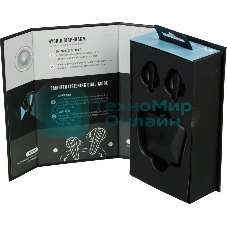 Наушники TWS A4Tech Bloody M70 черный/синий, внутриканальные, Bluetooth, до 24 ч