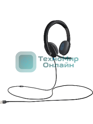 Гарнитура Logitech USB Headset H540 чёрный, проводная, USB