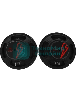Колонки автомобильные Ural Молния АС-МЛ200 (без решетки) 200Вт 94дБ 4Ом 20 см (8дюйм) (ком.: 2кол.) широкополосные однополосные